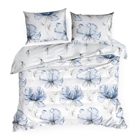 Komplet pościeli satynowej Spring 34, 220 x 200 cm, Biały