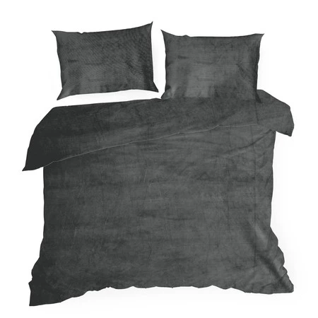 Komplet pościeli Flano 2, 220 x 200 cm, Stalowy