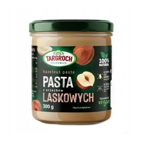 TARGROCH PASTA Z ORZECHÓW LASKOWYCH 300g
