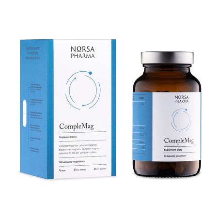 Norsa Pharma CompleMag Magnez + Witamina B1 + B2 + B6 -  90 kaps.