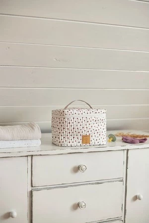 Lassig Casual Label Kuferek podróżny na akcesoria Flowers white