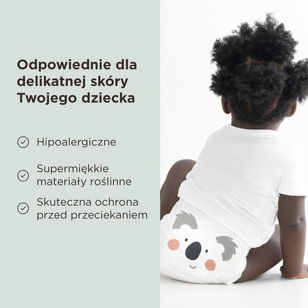 Kit & Kin, Pieluszki Jednorazowe 5 Junior (11 kg+), Koala/Małpka, 28 szt.
