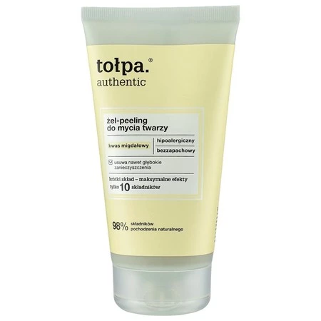 Tołpa authentic- żel-peeling do mycia twarzy 150ml