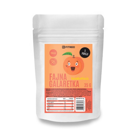 FitRec Fajna Galaretka Brzoskwinia 35g