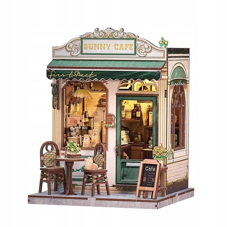 Habarri Book Nook DIY Słoneczna kawiarnia