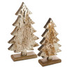 FIGURKA ŚWIATECZNA D22 12 X 5 X 21 CM BRĄZOWY