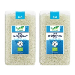 Zestaw 2x Bio Planet − Ryż jaśminowy biały BIO − 1 kg
