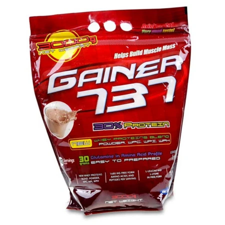MEGABOL GAINER 737 Gainer 3000g smak toffee