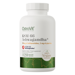 OstroVit KSM-66 Ashwagandha® VEGE 120 kaps.