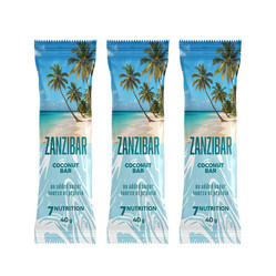 Zestaw: 3x 7Nutrition Zanzibar Bar 40g Baton Proteinowy