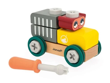 Janod Samochód do składania Miś Brico ‘Kids 2+