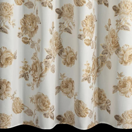 Zasłona ZAS/AVANI/BEŻ+ZŁ 140X250 PRZELOTKI