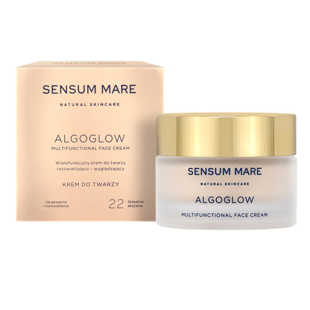 Algoglow wielofunkcyjny krem do twarzy rozświetlająco-wygładzający 50ml - Nabea.pl