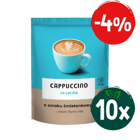  Zestaw: 10x Cappucino o smaku śmietankowym 100 g
