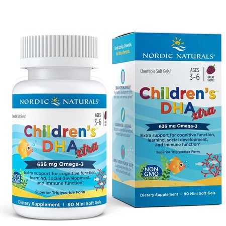 Childrens DHA Xtra 636 mg (90 kaps.)