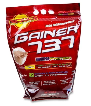 MEGABOL GAINER 737 Gainer 3000g smak truskawka