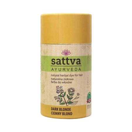 Sattva - Henna Naturalna ziołowa farba do włosów Dark Blonde 150g