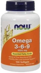 Now Foods Omega 3-6-9 1000mg na wsparcie serca 100 kaps