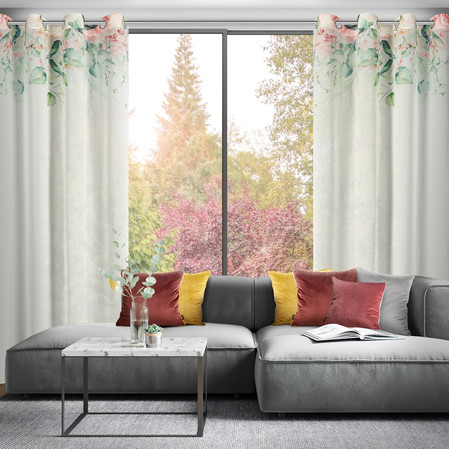 ZASŁONA GOTOWA ALORA 135 X 250 CM BIAŁY
