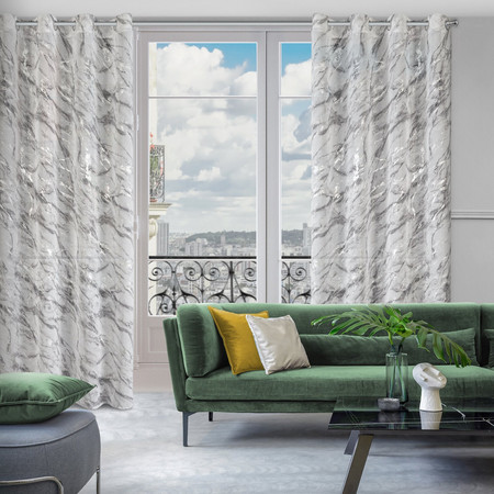 ZASŁONA GOTOWA ALIVIA 140 X 270 CM BIAŁY