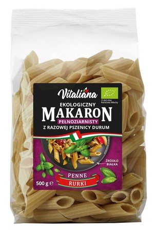 MAKARON (SEMOLINOWY RAZOWY) PENNE BIO 500 g - VITALIANA