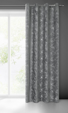 ZASŁONA GOTOWA LIVIA 140 X 250 CM STALOWY