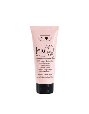 Ziaja Jeju, mydło do twarzy przeciw sebum 75ml