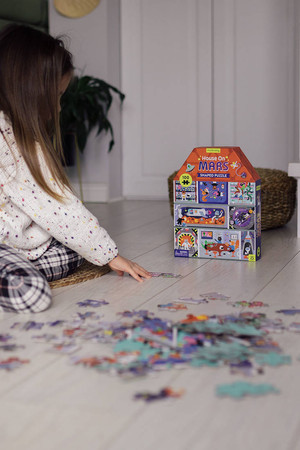Mudpuppy Puzzle konturowe Dom na Marsie 100 elementów 5+