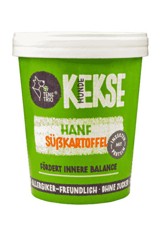 Tenetrio Hundekekse Hanf - ciasteczka z owadami, konopiami i batatami (200g)