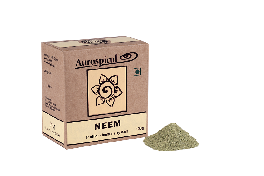 Aurospirul Neem 100 g Działa Antybakteryjne