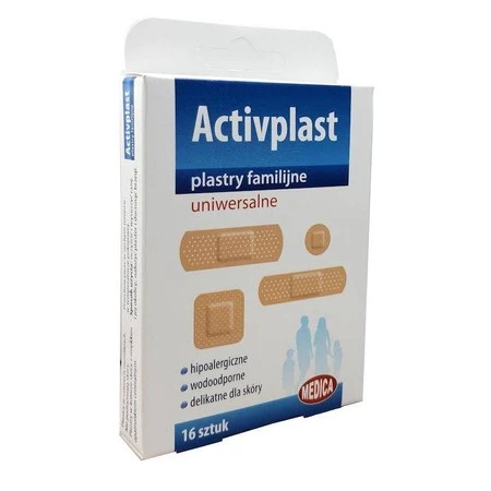 Activplast Plastry familijne uniwersalne 16 szt