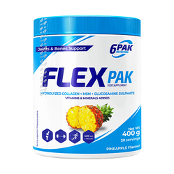 6PAK FLEX PAK odżywka na stawy 400g smak ananas