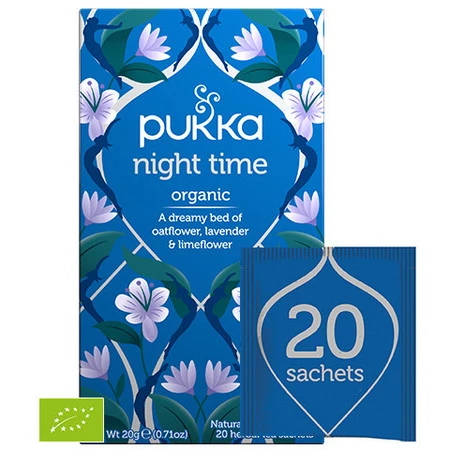 Pukka — Night Time, organiczna herbata — x20 saszetek