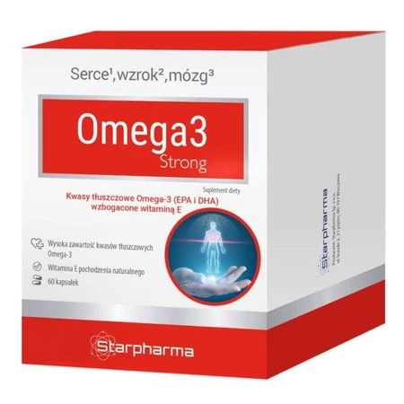 Starpharma Omega 3 Forte kwasy tłuszczowe 60 kaps.