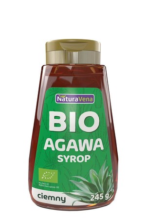 SYROP Z AGAWY CIEMNY BIO 245 g - NATURAVENA