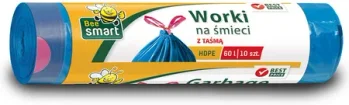 Paclan Bee Smart Worki na śmieci z taśmą 60L 10 sztuk