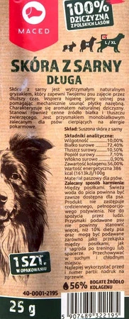 MACED 100% Natura Skóra z Sarny krótka 50g