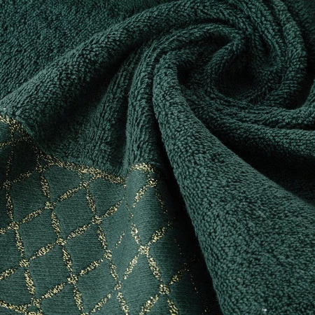 Ręcznik Layla (07), 50 x 90 cm, Ciemnozielony