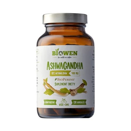 Biowen ASHWAGANDHA EKSTRAKT 400 mg - 120 kaps.