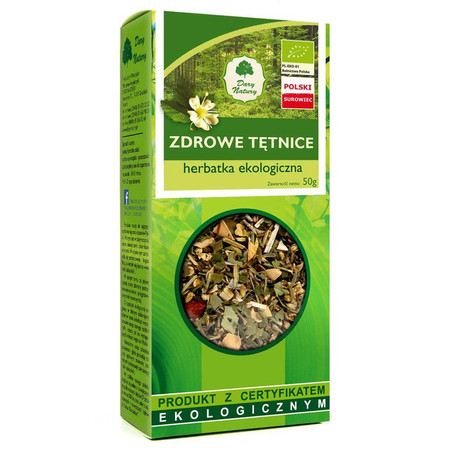 Dary Natury − Herbatka zdrowe tętnice Eko − 50 g