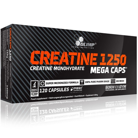 Olimp Creatine 1250 Mega Caps Monohydrat 120 kaps.