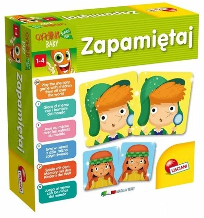 Carotina Baby Gra Memo Zapamiętaj 54916 LISCIANI p12