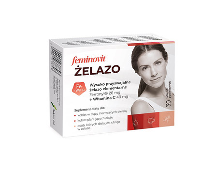 Feminovit Żelazo 30 table.