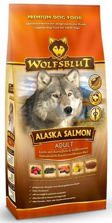 Wolfsblut Dog Alaska Salmon – łosoś i ryż 2 kg