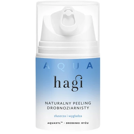 Hagi - Aqua Zone łagodny peeling z drobinkami ryżu 50 ml