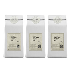Zestaw: 3x KASZA GRYCZANA PALONA BIO 500 g - THE PLANET