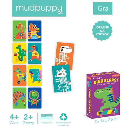 Mudpuppy Gra karciana Dino Slaps! 4+
