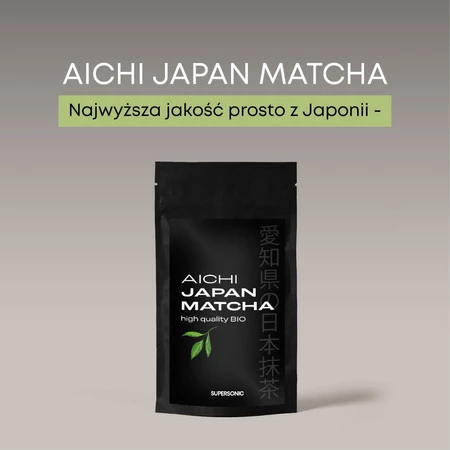 SUPERSONIC Aichi Japońska Herbata Matcha Premium 100g