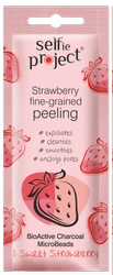 Zestaw 3x Selfie Project, Peeling Drobnoziarnisty Truskawka, 8ml
