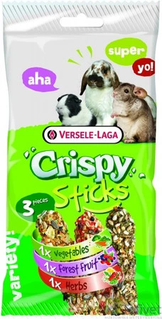 VERSELE LAGA Crispy Sticks Herbivores Triple Variety Pack 3szt.